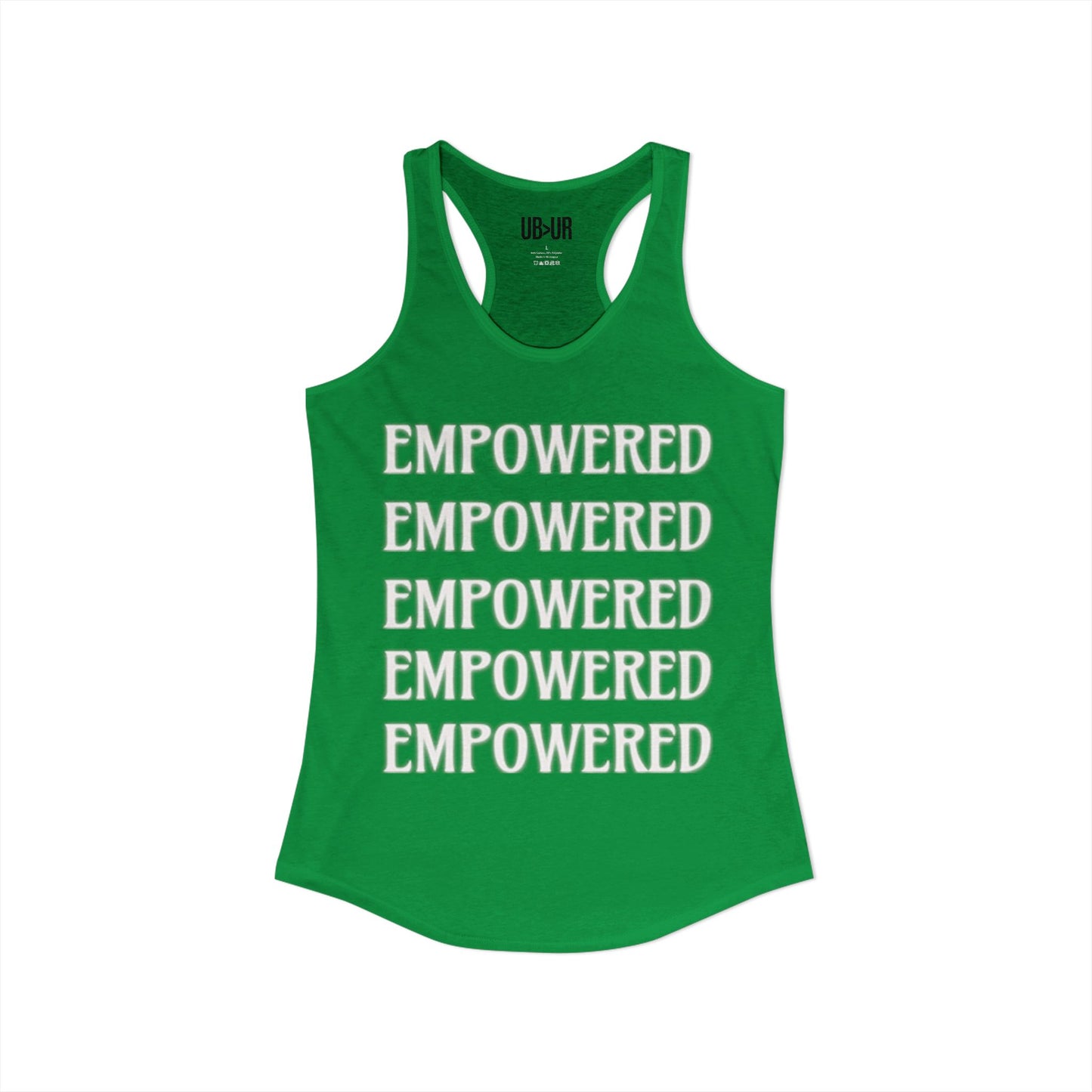 EMPOWERED-Women's Ideal Racerback Tank