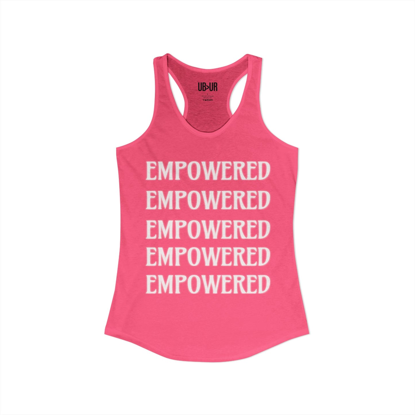 EMPOWERED-Women's Ideal Racerback Tank
