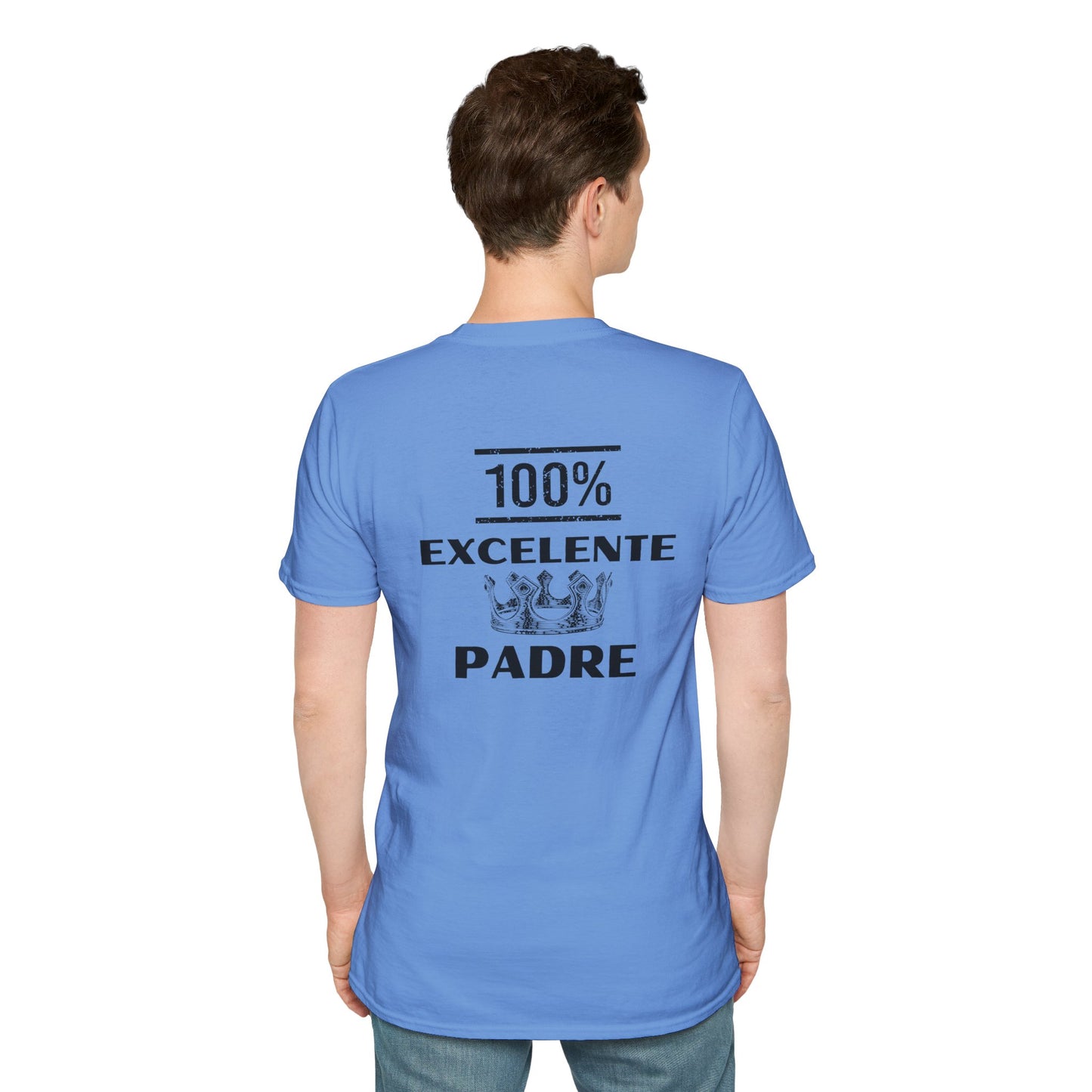 100% Excelente Padre- Unisex Softstyle T-Shirt