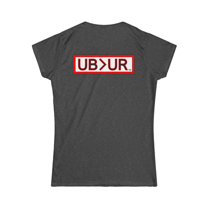 EMPOWERED- Women's Comfy crewneck TShirt-UB>UR in the back