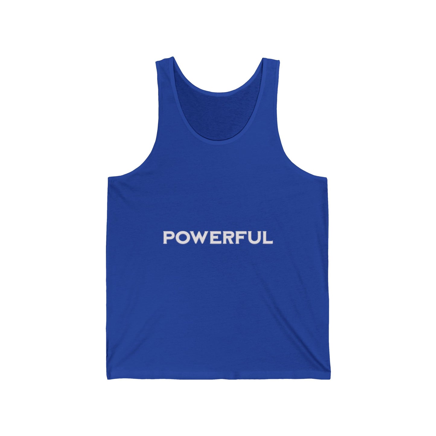 POWERFUL-Unisex Jersey Tank