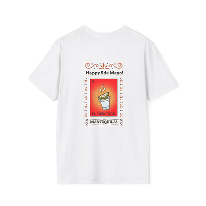 CINCO DE MAYO-MAS TEQUILA, Unisex Softstyle T-Shirt