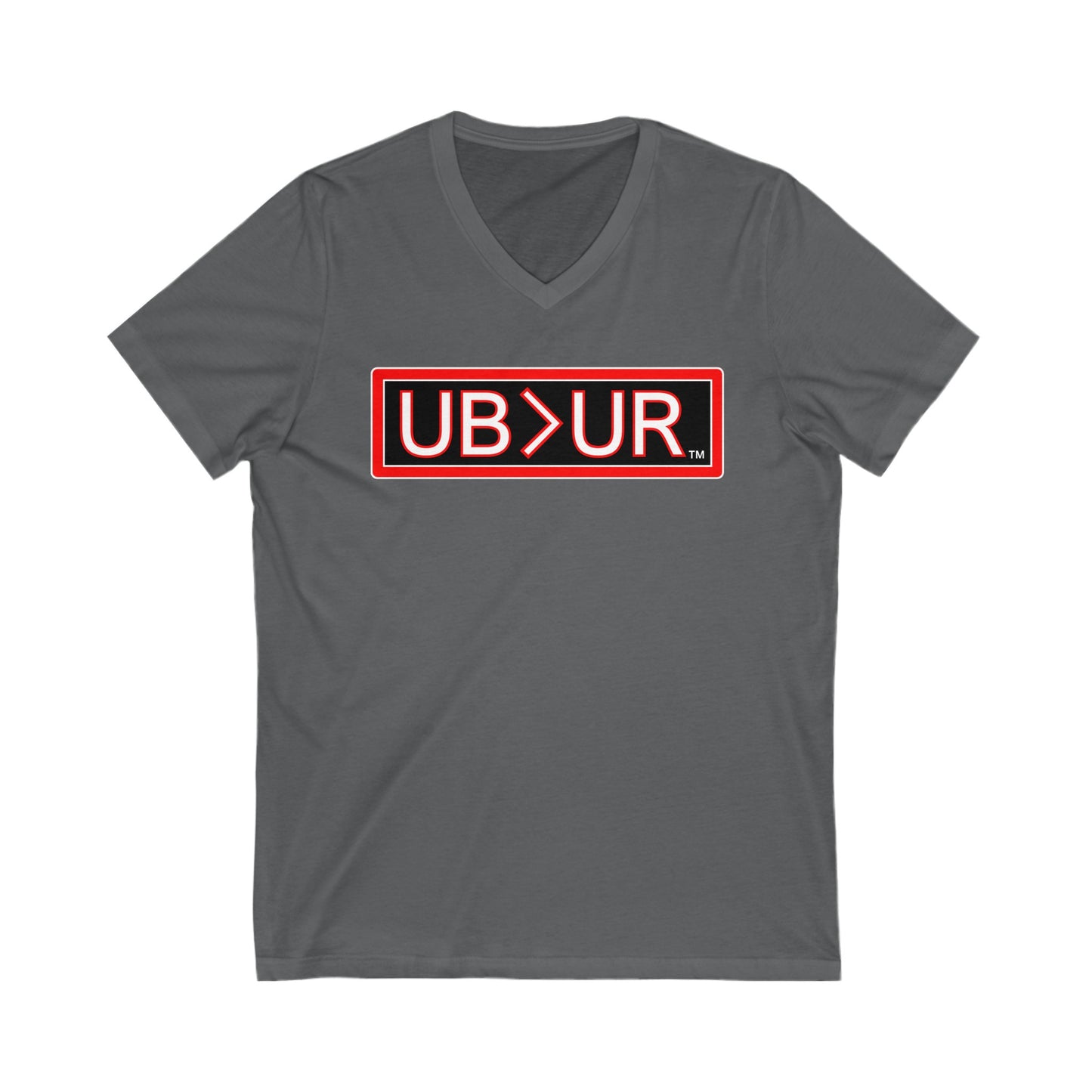 UB>UR- Unisex Jersey Short Sleeve V-Neck Tee