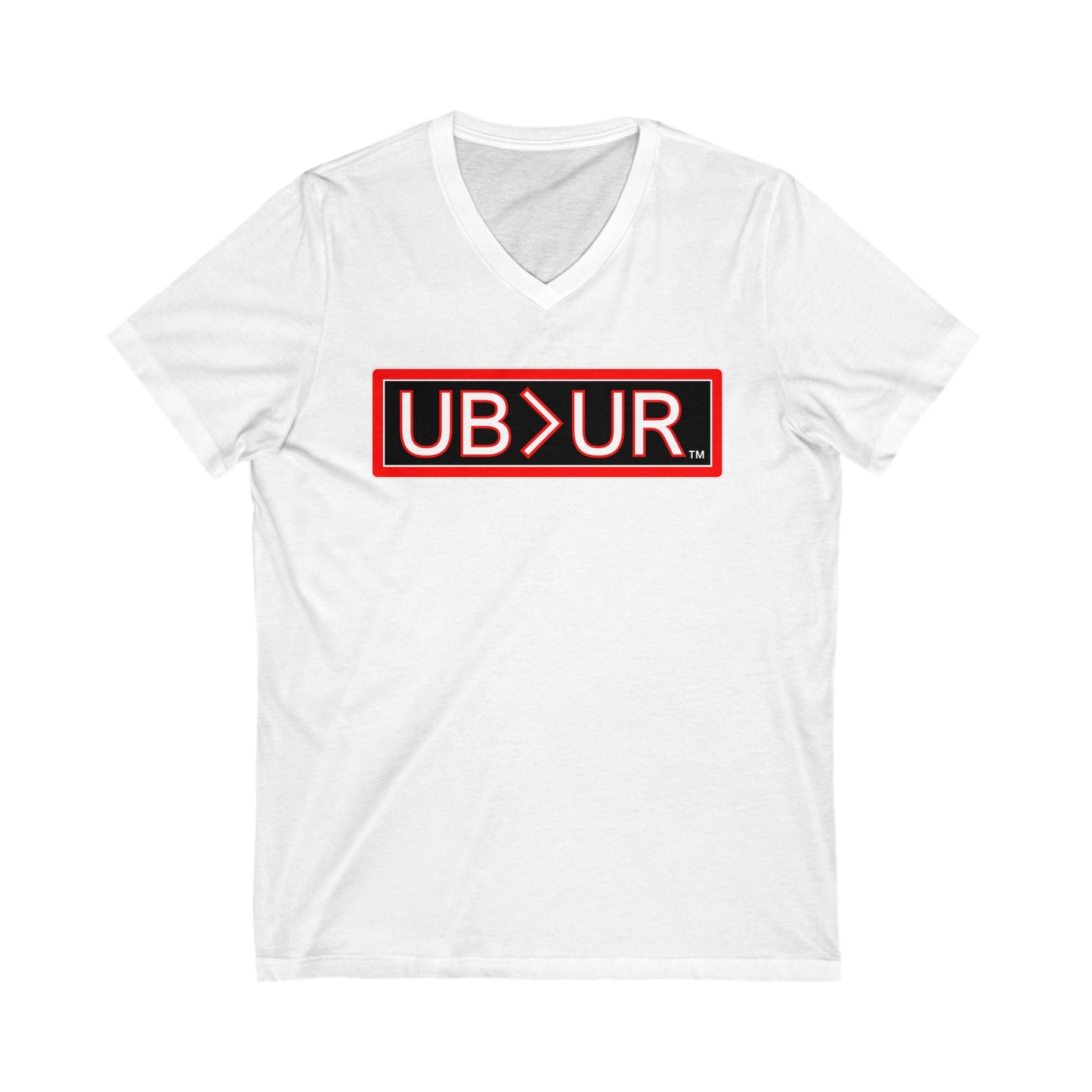 UB>UR- Unisex Jersey Short Sleeve V-Neck Tee