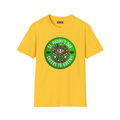 CHEERS TO GREEN-Unisex Softstyle T-Shirt