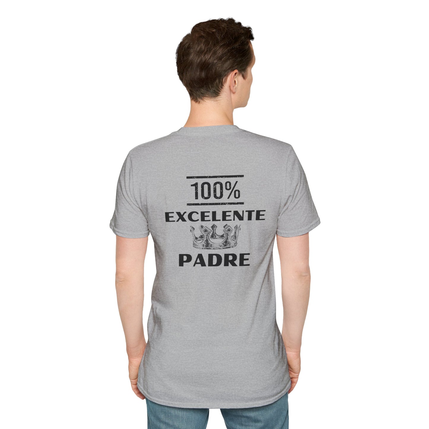 100% Excelente Padre- Unisex Softstyle T-Shirt