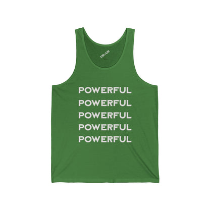 POWERFUL-Unisex Jersey Tank