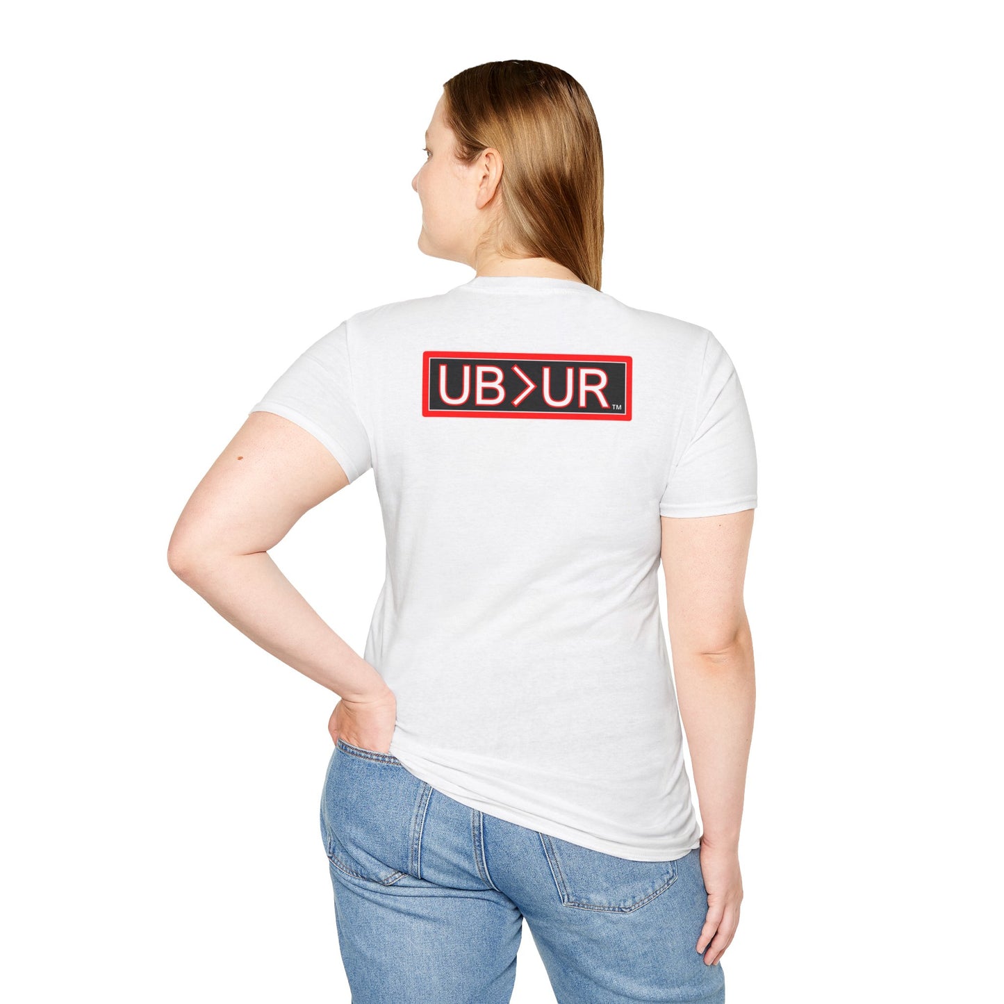 SUPERNATURAL-Unisex Softstyle T-Shirt-UB>UR on the back