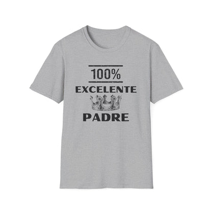 100% Excelente Padre- Unisex Softstyle T-Shirt