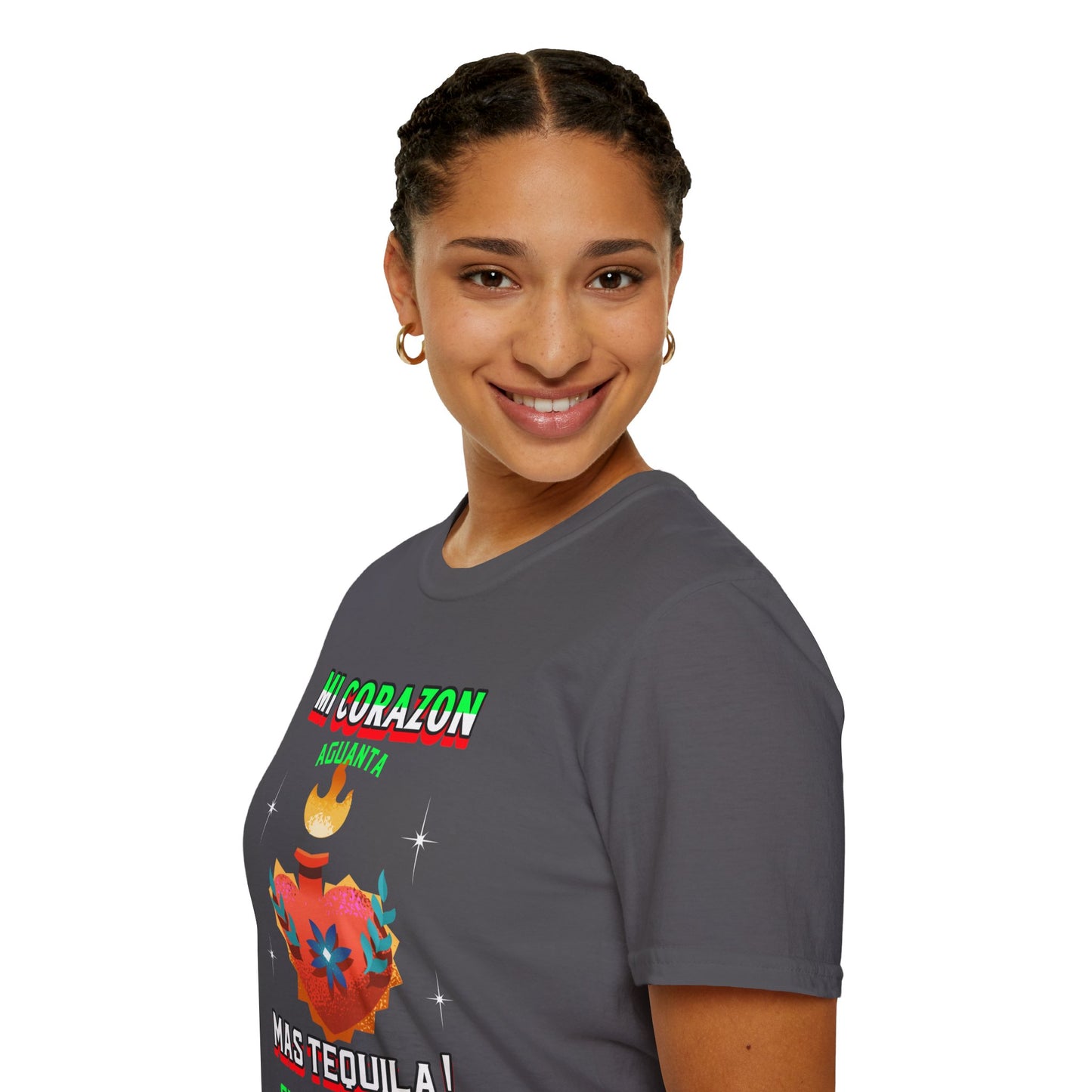 CINCO DE MAYO- MI CORAZON, Unisex Softstyle T-Shirt