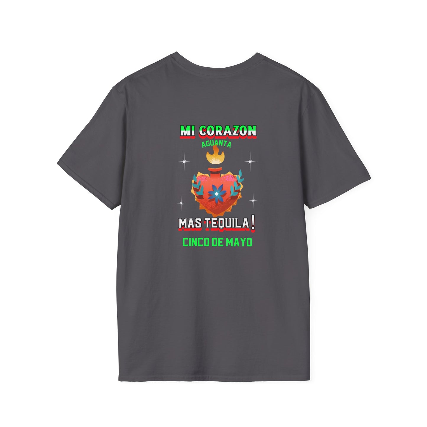 CINCO DE MAYO- MI CORAZON, Unisex Softstyle T-Shirt