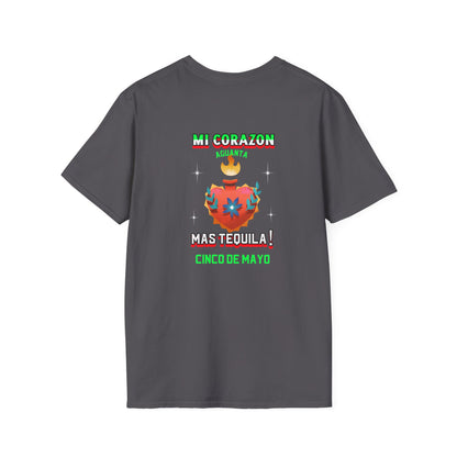 CINCO DE MAYO- MI CORAZON, Unisex Softstyle T-Shirt