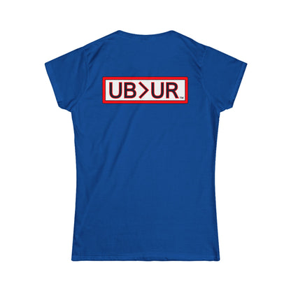EMPOWERED- Women's Comfy crewneck TShirt-UB>UR in the back
