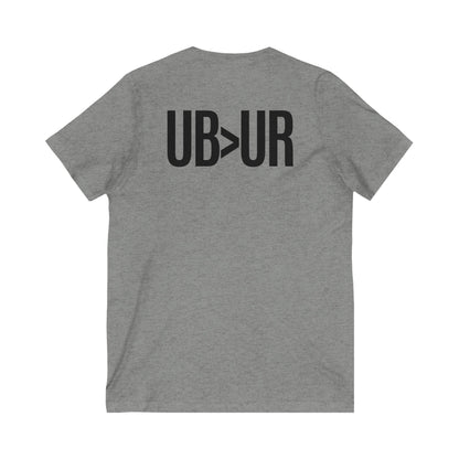 UB>UR- Unisex Jersey Short Sleeve V-Neck Tee