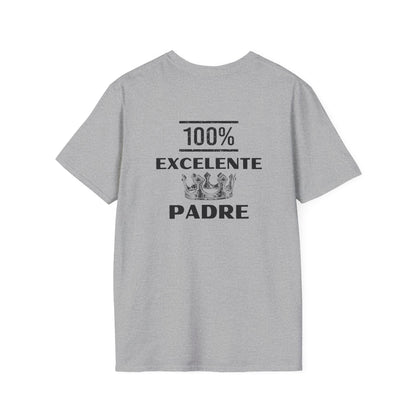 100% Excelente Padre- Unisex Softstyle T-Shirt