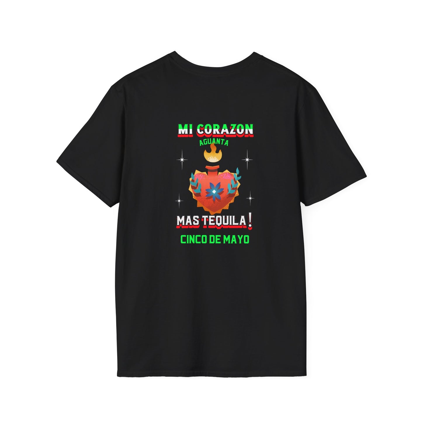 CINCO DE MAYO- MI CORAZON, Unisex Softstyle T-Shirt