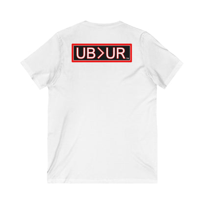 Unyielding UB>UR-Unisex Jersey Short Sleeve V-Neck Tee