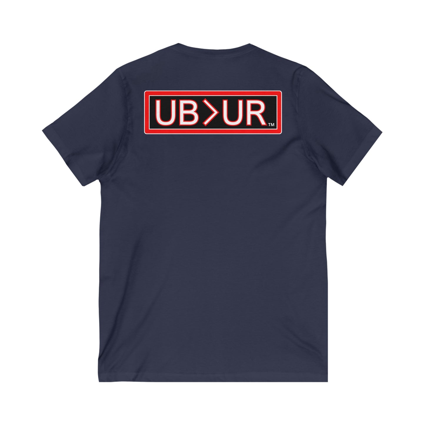 UB>UR- Unisex Jersey Short Sleeve V-Neck Tee