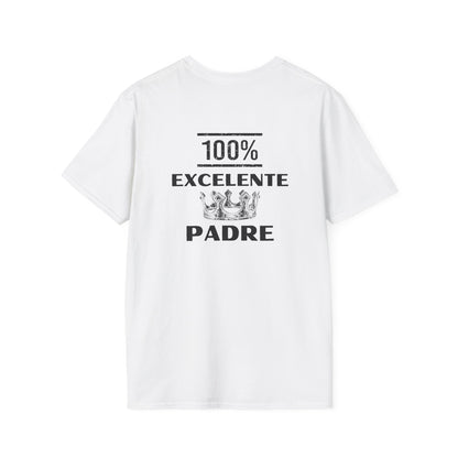 100% Excelente Padre- Unisex Softstyle T-Shirt