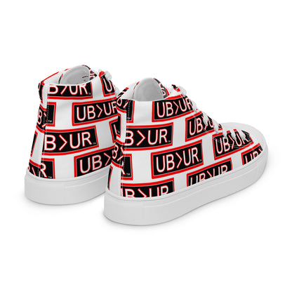 UB>UR- Women’s high top canvas shoes